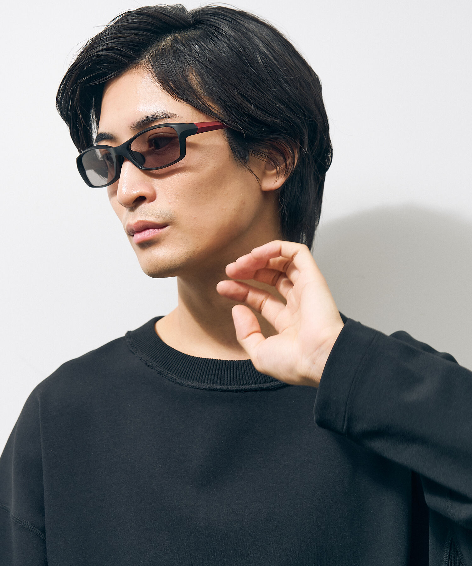  「【WEB限定】スクエア型 サングラス｜軽量｜Zoff」|サングラス|