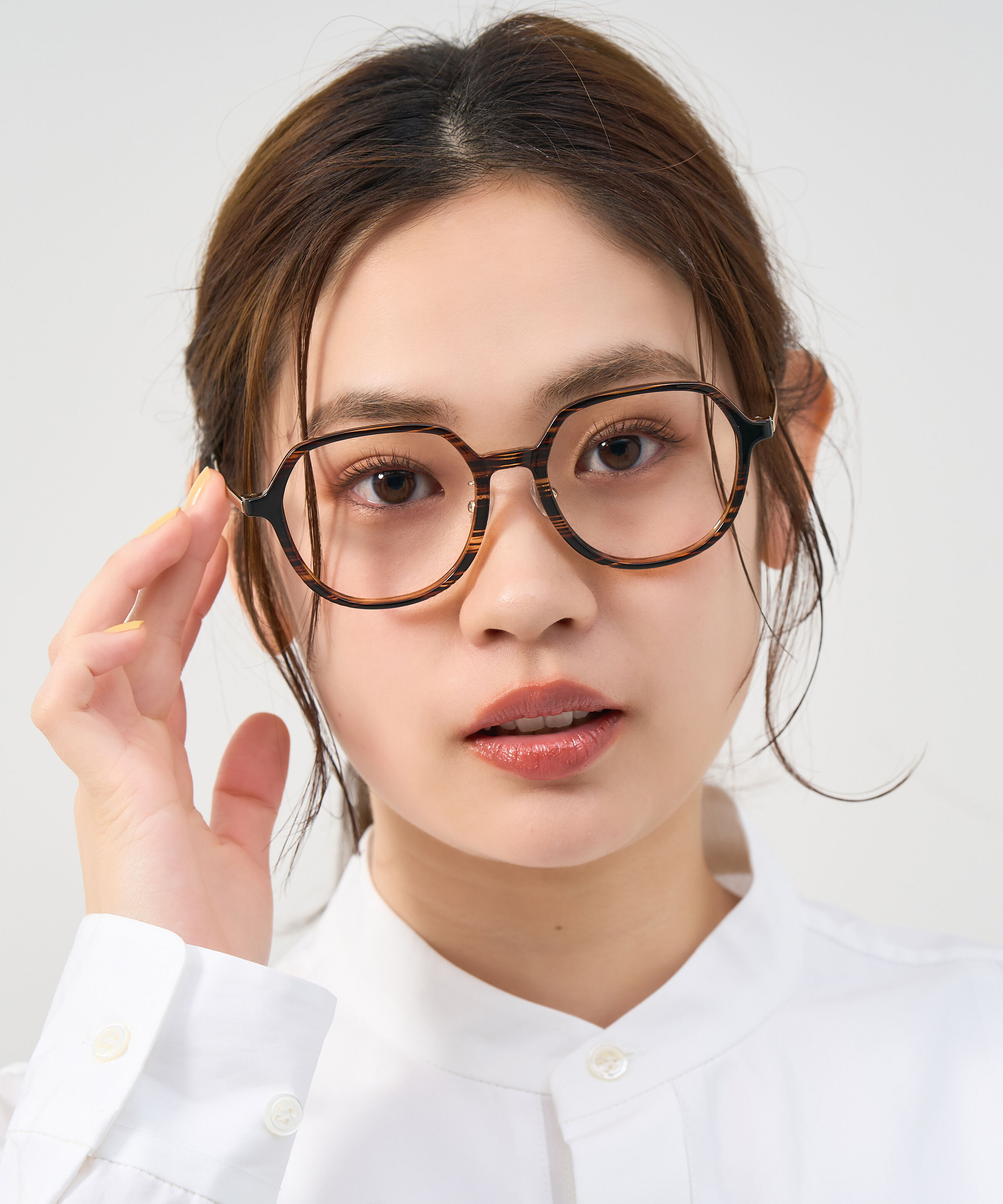  「ボストン型 メガネ｜メタルが高級感漂わすボストンフレーム 伊達メガネ 度付きメガネ レンズ交換券付き」|メガネ|