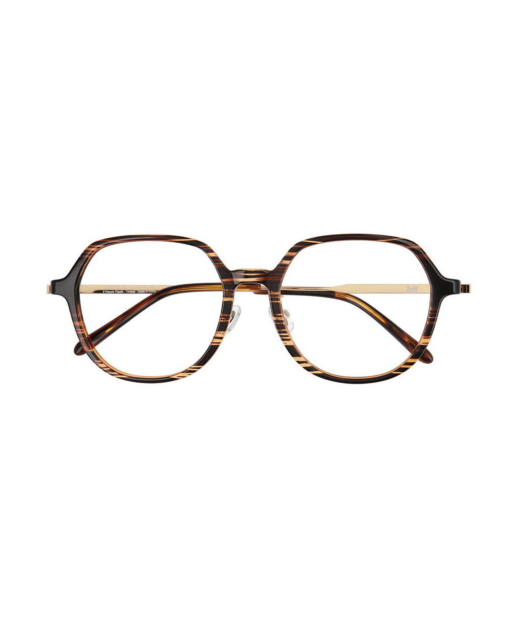  「ボストン型 メガネ｜メタルが高級感漂わすボストンフレーム 伊達メガネ 度付きメガネ レンズ交換券付き」|メガネ|