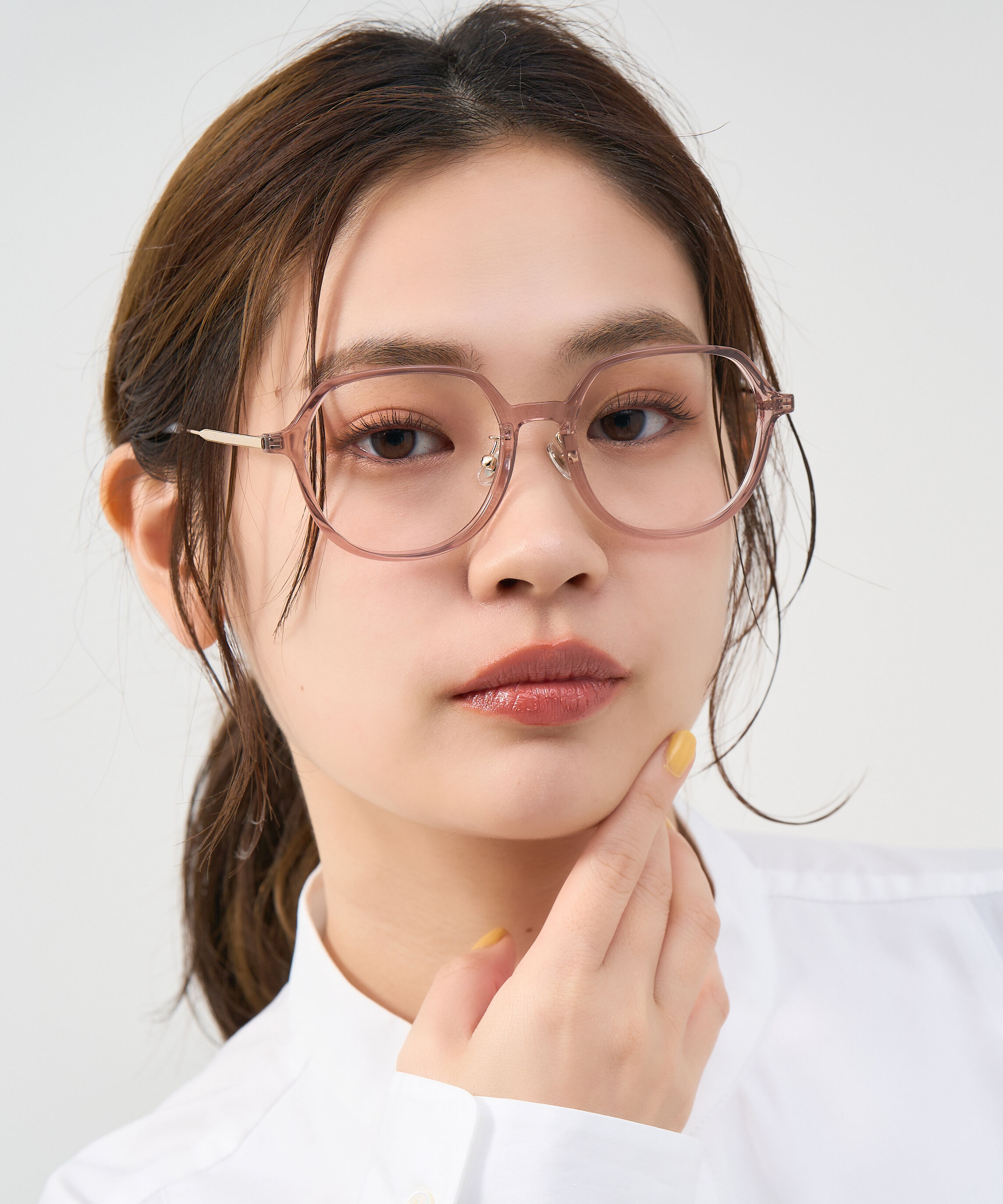  「ボストン型 メガネ｜メタルが高級感漂わすボストンフレーム 伊達メガネ 度付きメガネ レンズ交換券付き」|メガネ|