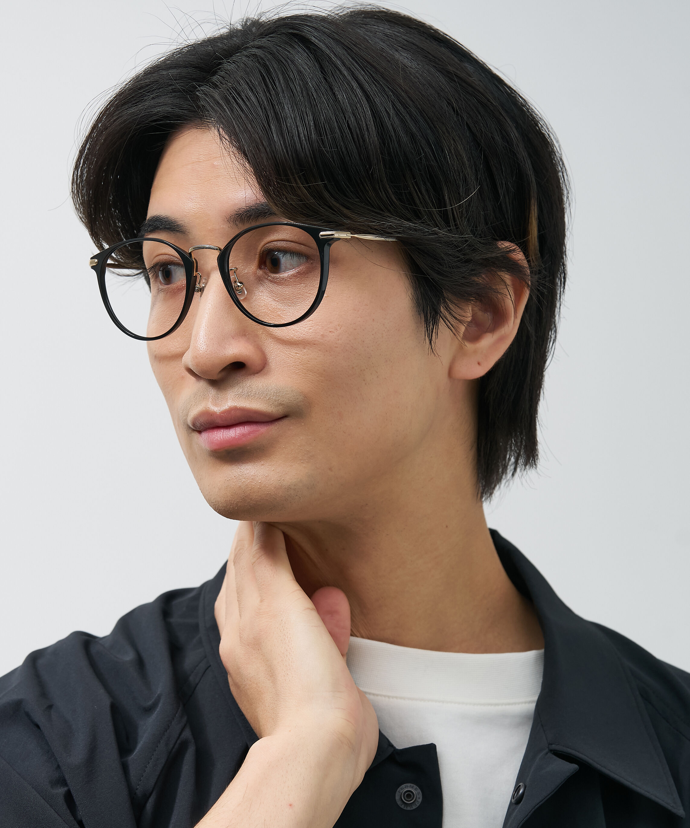  「ボストン型 軽量 メガネ｜ 軽量素材&times;チタン 大人可愛いメガネフレーム レンズ交換券付き」|メガネ|