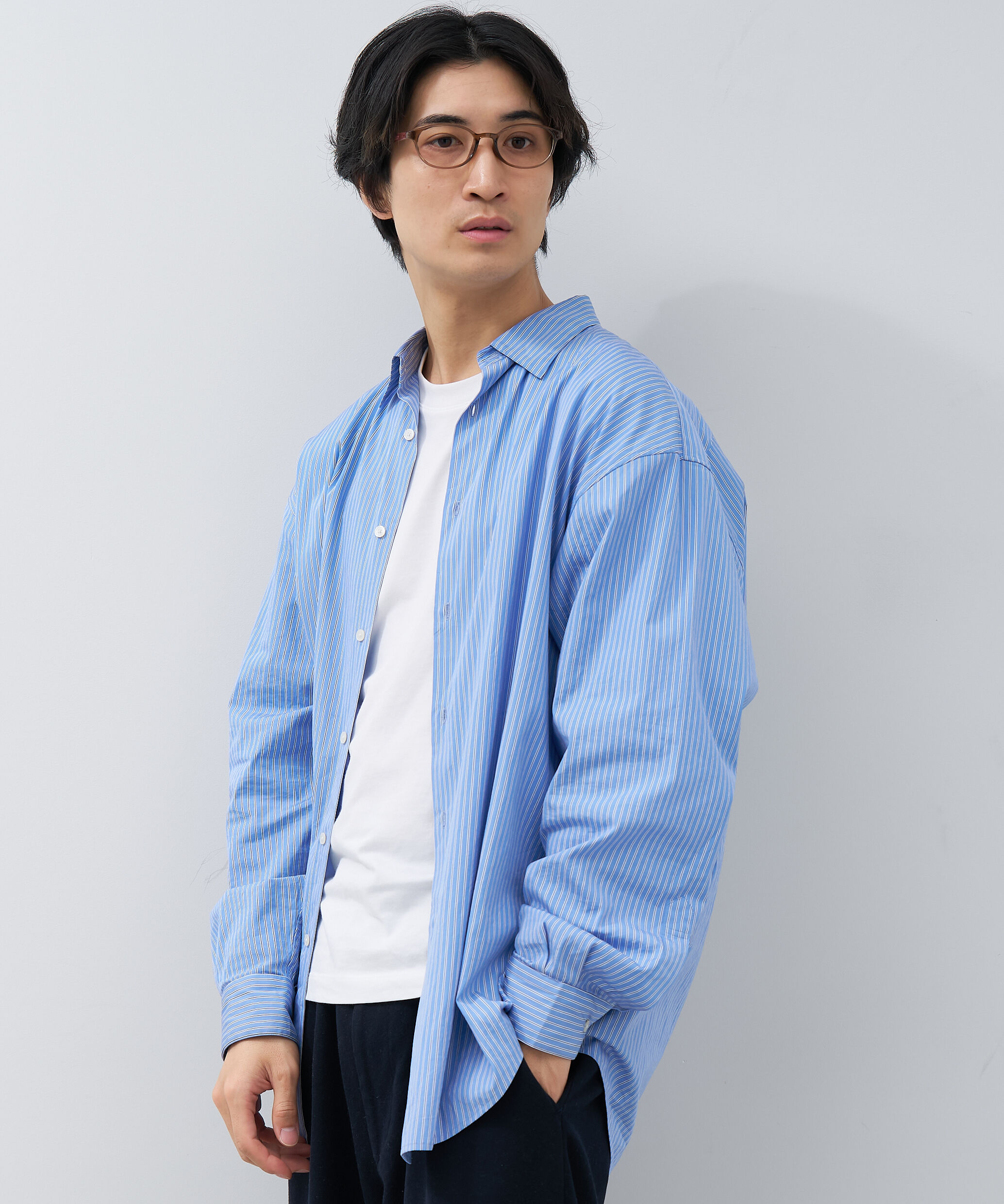  「オーバル型 メガネ｜黒縁 クリア ドット側 水玉 レンズ交換券付き 」|メガネ|