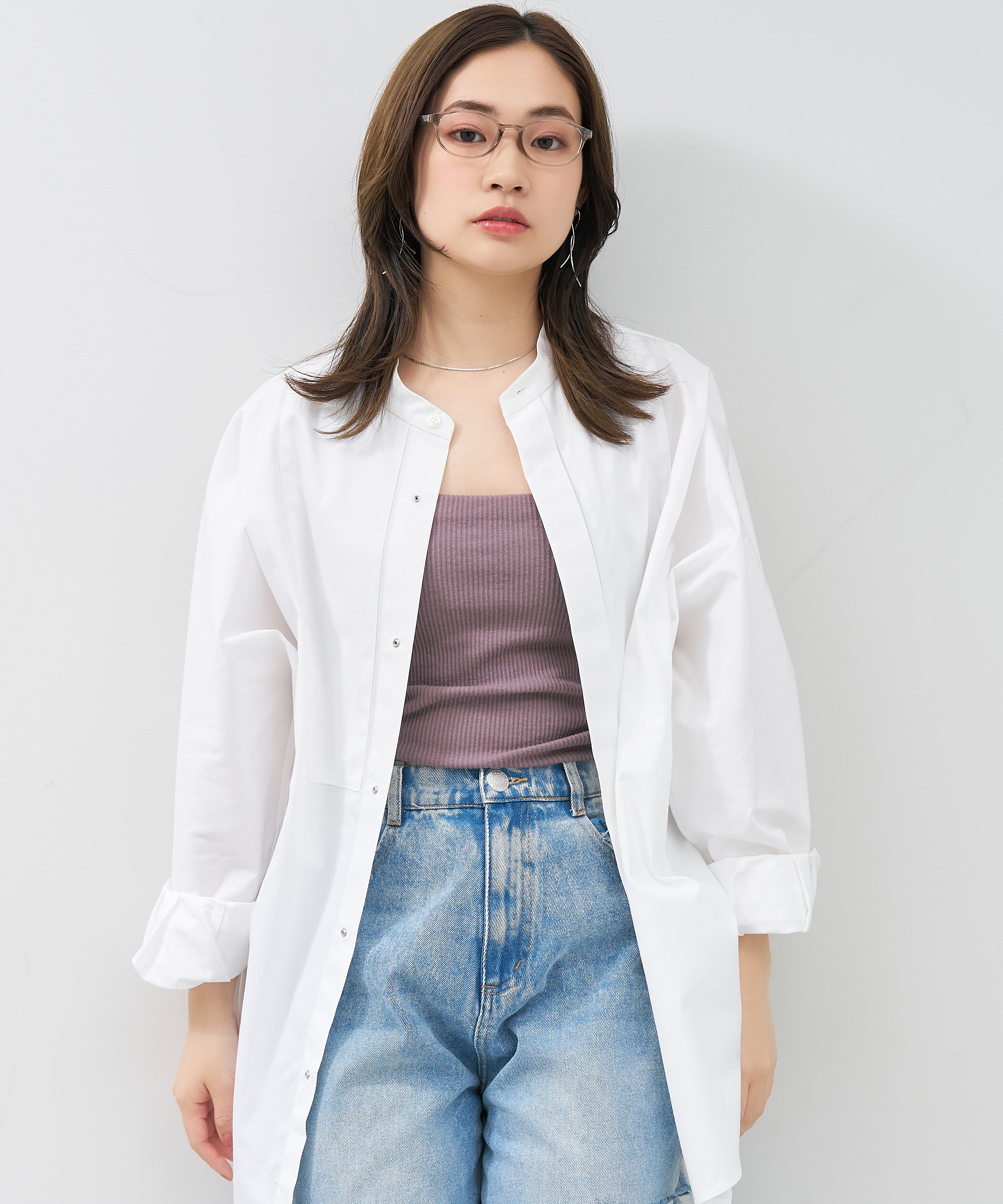  「オーバル型 メガネ｜黒縁 クリア ドット側 水玉 レンズ交換券付き 」|メガネ|