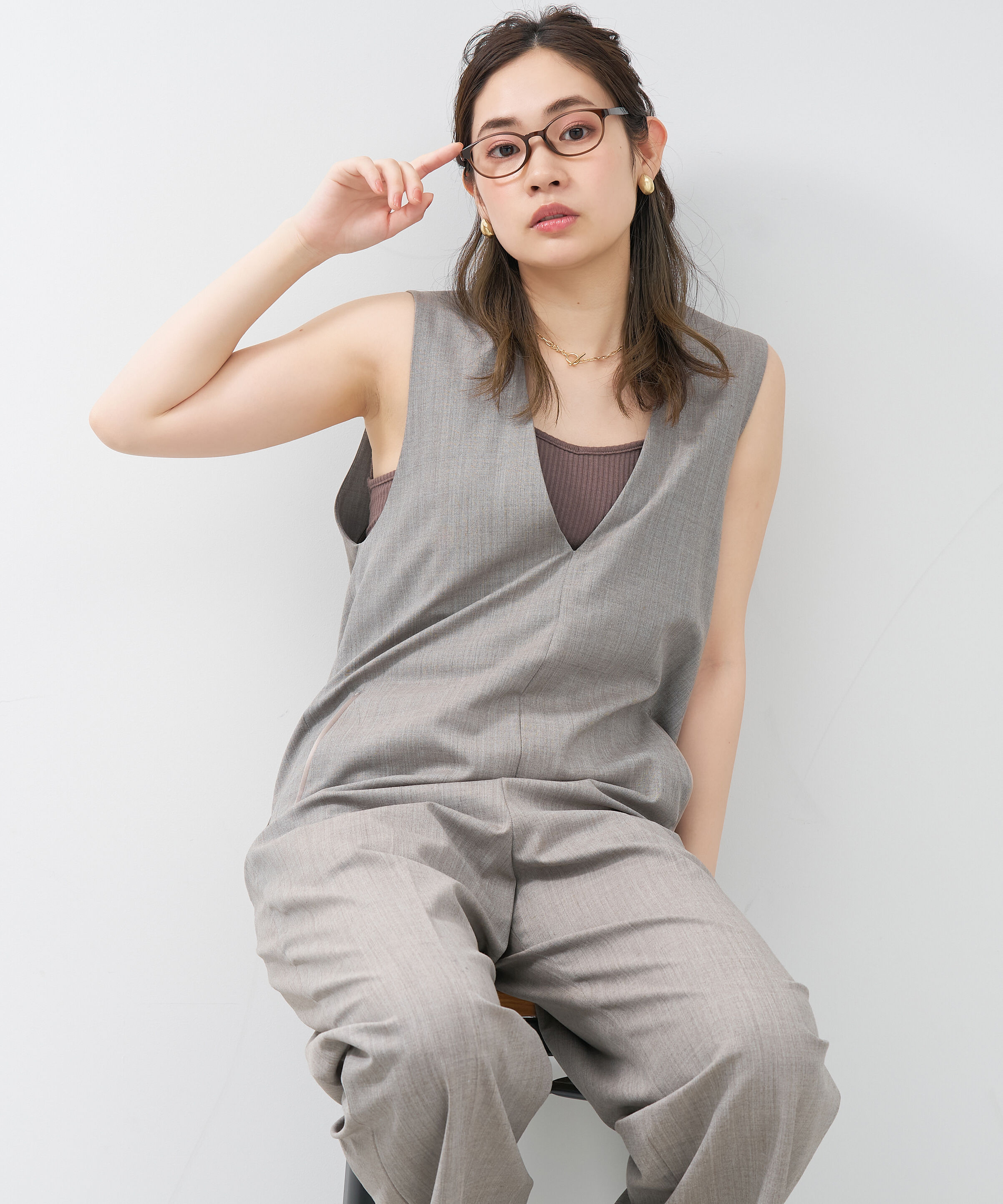  「オーバル型 メガネ｜黒縁 クリア ドット側 水玉 レンズ交換券付き 」|メガネ|