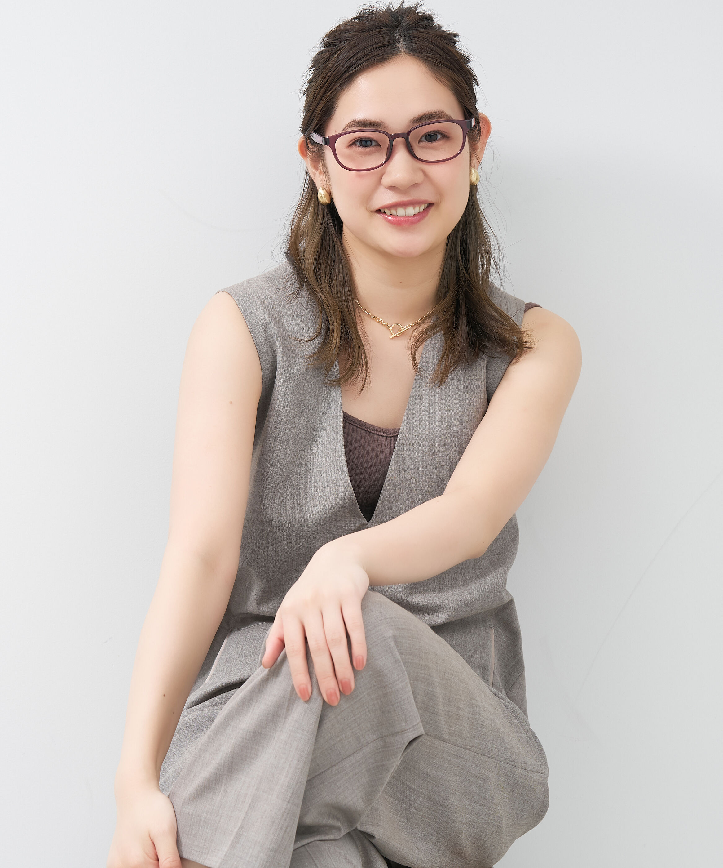  「【アウトレット価格】ウェリントン型 メガネ｜黒縁 クリア ストライプ レンズ交換券付き」|メガネ|