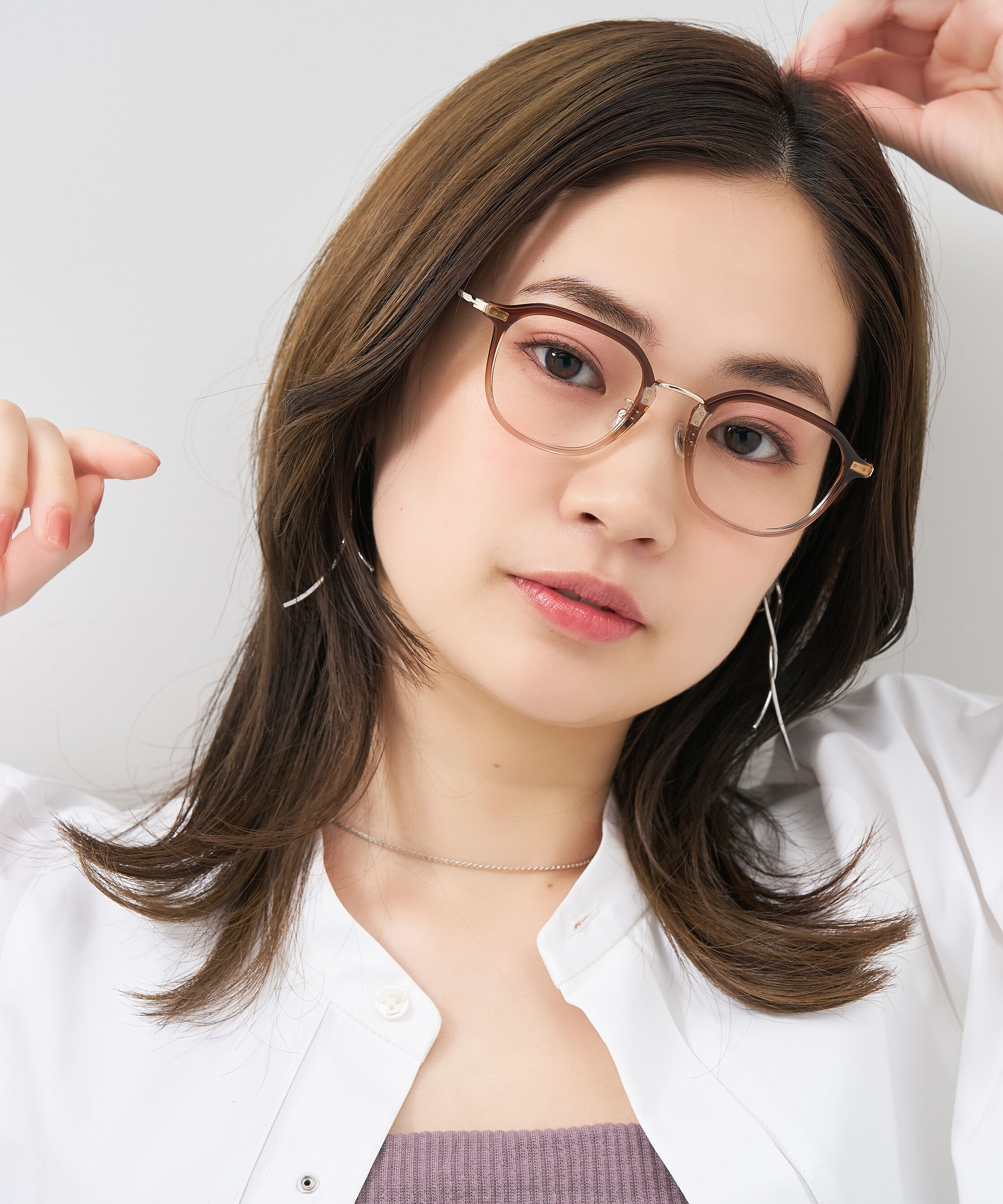  「ウェリントン型 大人可愛いメガネ トレンド感&times;きちんと感のあるデザイン｜黒縁 クリア レンズ交換券付き」|メガネ|