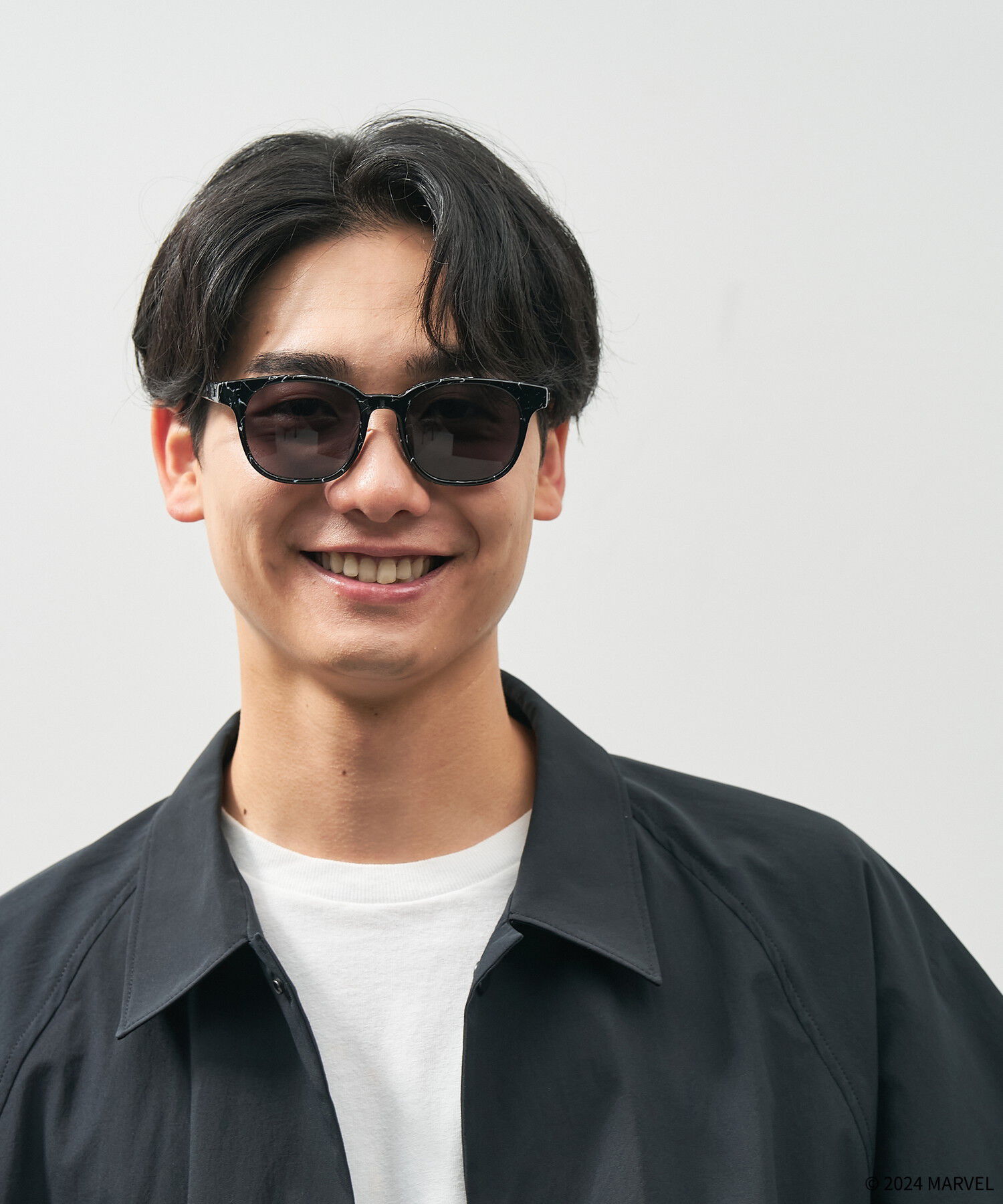  「【WEB限定】MARVEL COLLECTION 2024 ヴェノム ウェリントン型 サングラス スパイダーマン」|サングラス|