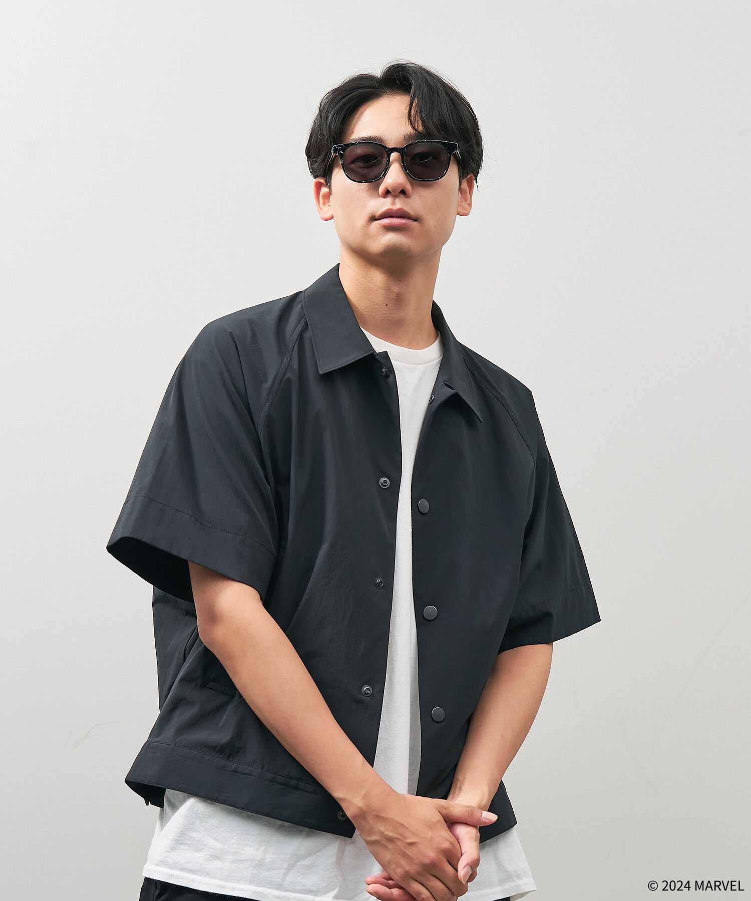  「【WEB限定】MARVEL COLLECTION 2024 ヴェノム ウェリントン型 サングラス スパイダーマン」|サングラス|