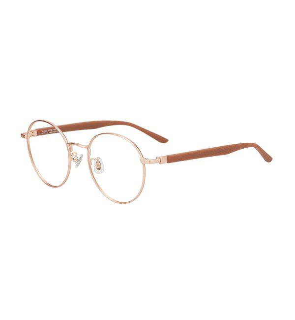  「ボストン型 メガネ | 中顔面短縮みえメガネ ラバーテンプル 伊達メガネ Zoff｜FASHION レンズ交換券付」|メガネ|