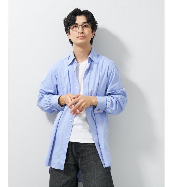  「Zoff|UNITED ARROWS|ウェリントン型 メガネ｜ユナイテッドアローズ  ビジネス レンズ交換券付」|メガネ|グレー