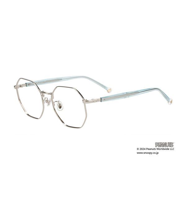  「ボストン型 メガネ |  Zoff PEANUTS COLLECTION 4 (アストロノーツ モデル) スヌーピー  レンズ交換券付」|メガネ|
