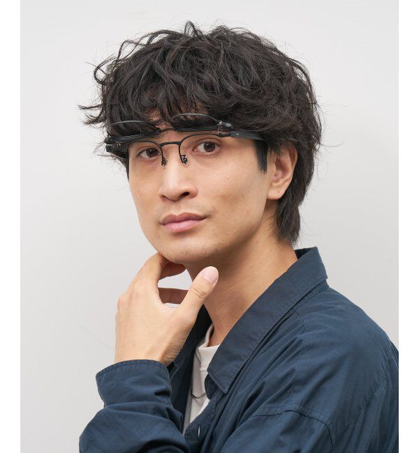  「ウェリントン型 メガネ｜伊達メガネ｜ビジネス｜Zoff｜FLIPUP(跳ね上げ式) レンズ交換券付」|メガネ|