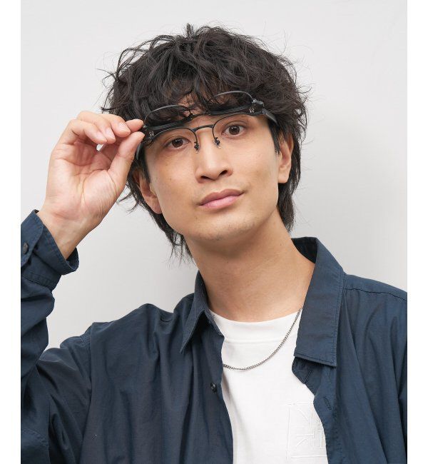  「ウェリントン型 メガネ｜伊達メガネ｜ビジネス｜Zoff｜FLIPUP(跳ね上げ式) レンズ交換券付」|メガネ|