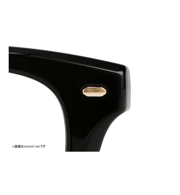  「Zoff｜emiri ウェリントン型 メガネ |辺見えみり 軽量 黒縁フレーム レンズ交換券付」|メガネ|