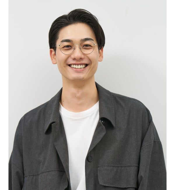  「ボストン型 メガネ｜中顔面短縮みえメガネ メタルフレーム 伊達 Zoff｜FASHION METAL レンズ交換券付」|メガネ|