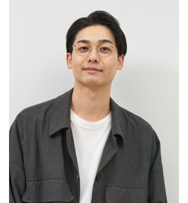  「ボストン型 メガネ｜中顔面短縮みえメガネ メタルフレーム 伊達 Zoff｜FASHION METAL レンズ交換券付」|メガネ|