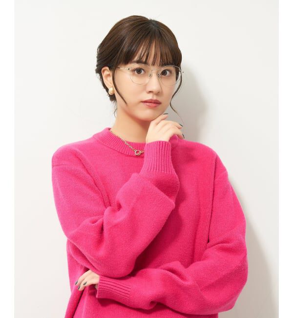  「ボストン型 メガネ｜中顔面短縮みえメガネ メタルフレーム 伊達 Zoff｜FASHION METAL レンズ交換券付」|メガネ|