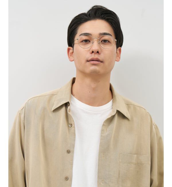  「[中顔面短縮みえメガネ]Zoff｜メガネ｜メタルフレーム 伊達・度付き｜FASHION METAL レンズ交換券付」|メガネ|