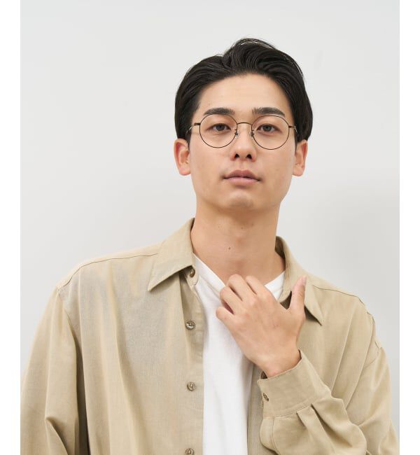  「[中顔面短縮みえメガネ]Zoff｜メガネ｜メタルフレーム 伊達・度付き｜FASHION METAL レンズ交換券付」|メガネ|