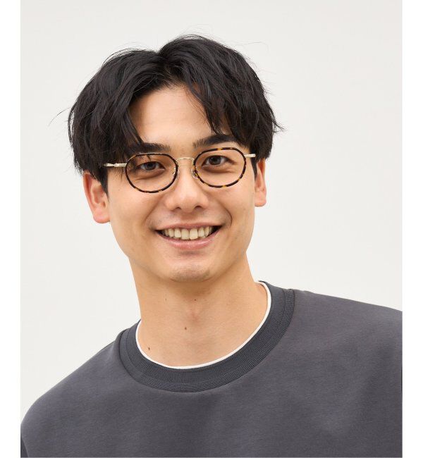  「Zoff｜Knuth Marf ボストン型 メガネ   クラウンパント ｜伊達・度付きメガネ   レンズ交換券付」|メガネ|