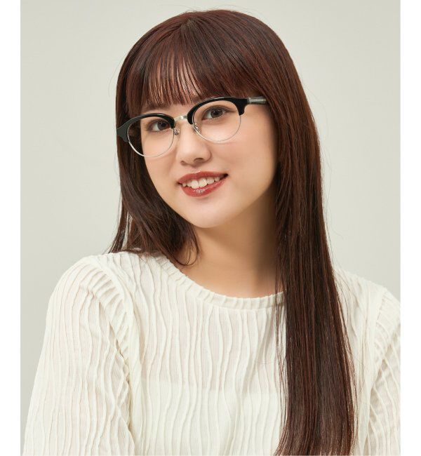  「Zoff｜Knuth Marf ボストン型 メガネ   伊達・度付きメガネ ユニセックス サーモント型   レンズ交換券付」|メガネ|