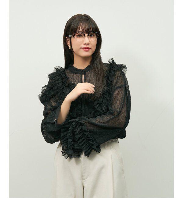  「Zoff｜Knuth Marf ボストン型 メガネ   伊達・度付きメガネ ユニセックス サーモント型   レンズ交換券付」|メガネ|茶系デミ