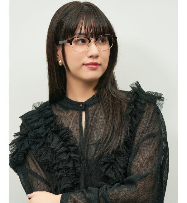  「Zoff｜Knuth Marf ボストン型 メガネ   伊達・度付きメガネ ユニセックス サーモント型   レンズ交換券付」|メガネ|