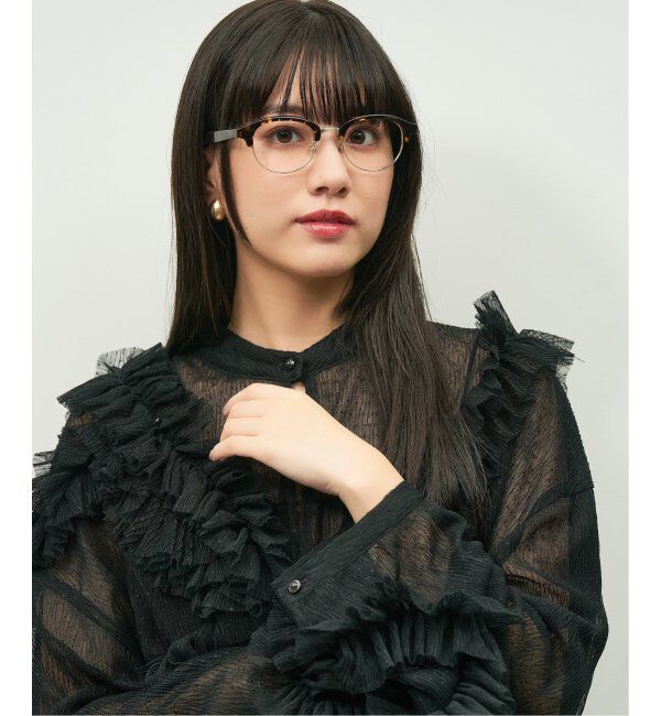  「Zoff｜Knuth Marf ボストン型 メガネ   伊達・度付きメガネ ユニセックス サーモント型   レンズ交換券付」|メガネ|