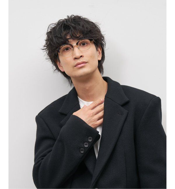  「Zoff｜Knuth Marf ボストン型 メガネ   伊達・度付きメガネ ユニセックス サーモント型   レンズ交換券付」|メガネ|