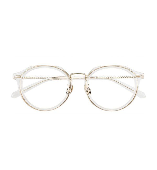  「【LOVE BY e.m.コラボ】&ldquo;culet&rdquo;｜クラウンパント型｜Zoff｜LOVE BY e.m. レンズ交換券付」|メガネ|