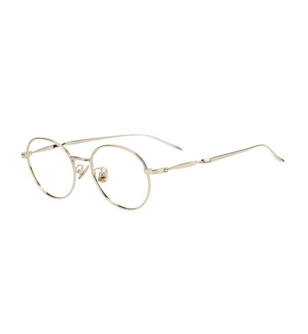  「【LOVE BY e.m.コラボ】&ldquo;flutter&rdquo;｜ボストン型メタルフレーム｜Zoff｜LOVE BY e.m. レンズ交換券付」|メガネ|