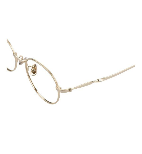  「【LOVE BY e.m.コラボ】&ldquo;flutter&rdquo;｜ボストン型メタルフレーム｜Zoff｜LOVE BY e.m. レンズ交換券付」|メガネ|