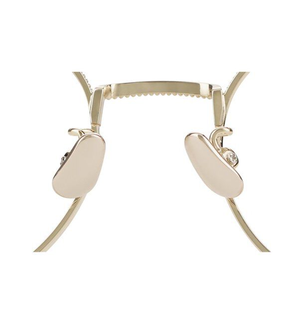  「【LOVE BY e.m.コラボ】&ldquo;flutter&rdquo;｜ボストン型メタルフレーム｜Zoff｜LOVE BY e.m. レンズ交換券付」|メガネ|