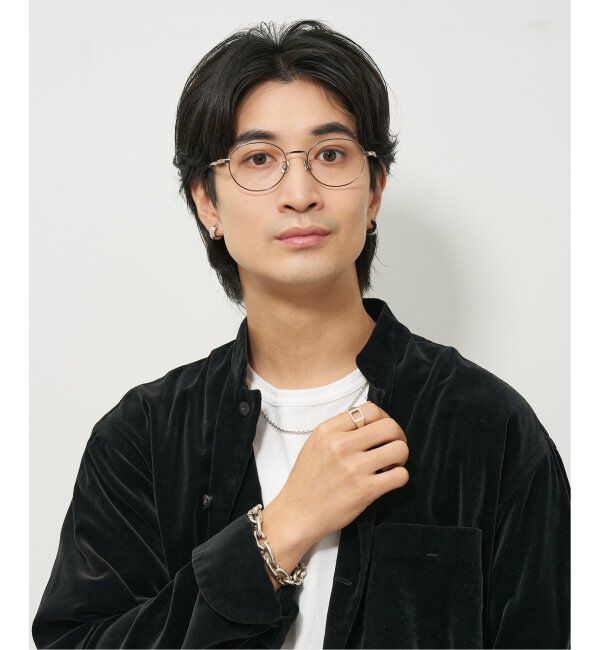  「【LOVE BY e.m.コラボ】&ldquo;flutter&rdquo;｜ボストン型メタルフレーム｜Zoff｜LOVE BY e.m. レンズ交換券付」|メガネ|