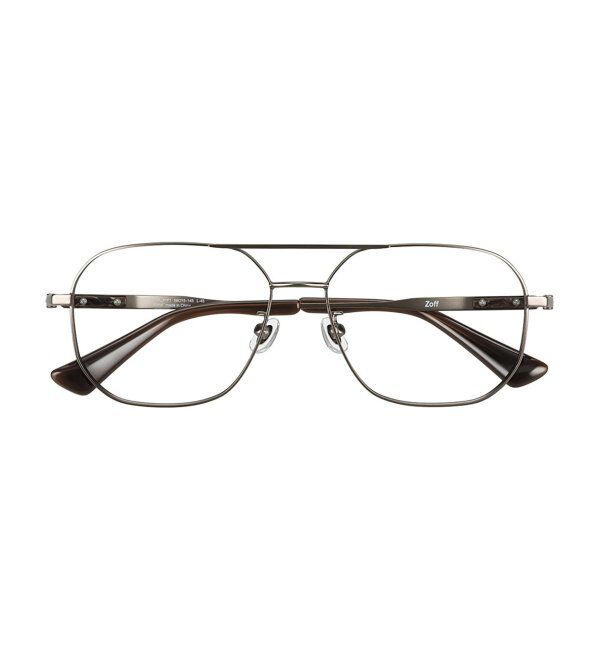  「ウエリントン型メガネ｜読書 レディース 女性用 大人可愛い 大理石｜Zoff｜CHIC レンズ交換券付」|メガネ|