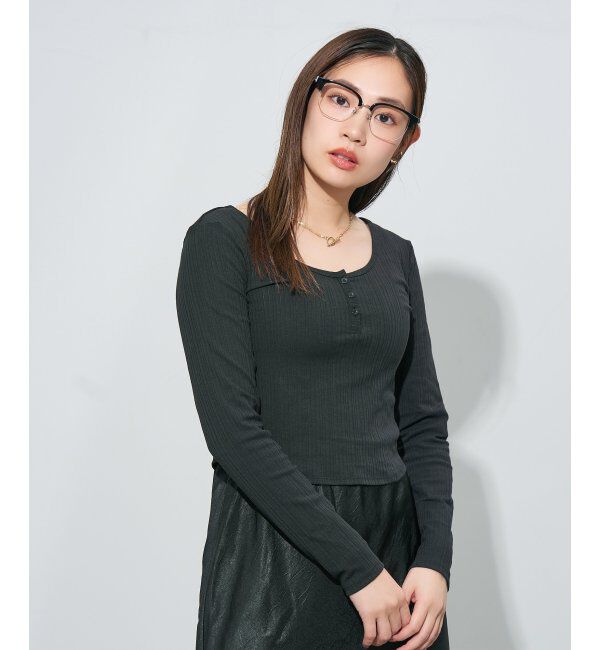  「ウエリントン型メガネ｜読書 レディース 女性用 大人可愛い 大理石｜Zoff｜CHIC レンズ交換券付」|メガネ|