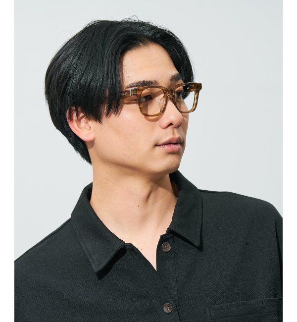  「ウエリントン型メガネ｜読書 レディース 女性用 大人可愛い 大理石｜Zoff｜CHIC レンズ交換券付」|メガネ|