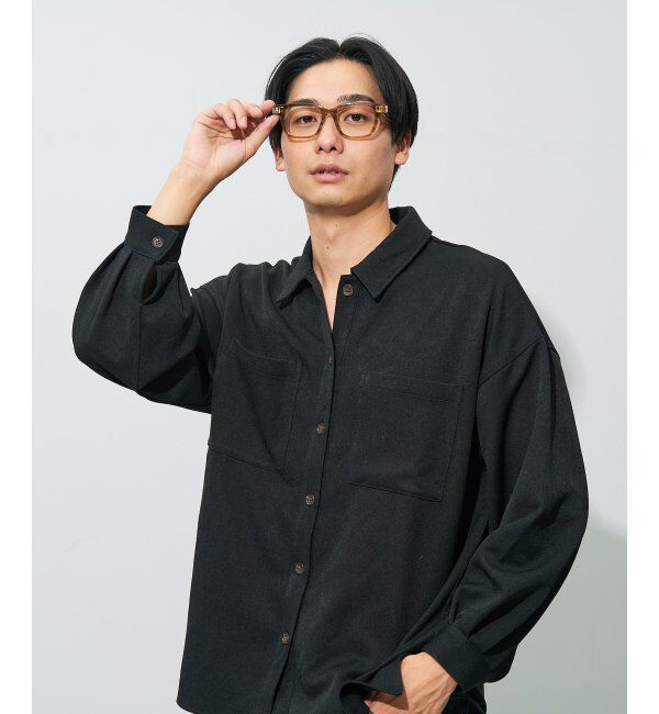  「ウエリントン型メガネ｜読書 レディース 女性用 大人可愛い 大理石｜Zoff｜CHIC レンズ交換券付」|メガネ|