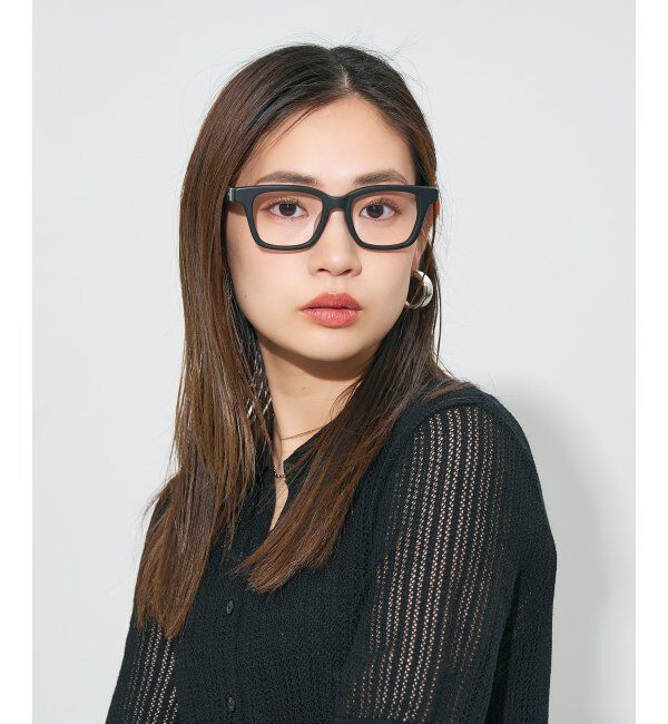  「ウエリントン型メガネ｜読書 レディース 女性用 大人可愛い 大理石｜Zoff｜CHIC レンズ交換券付」|メガネ|