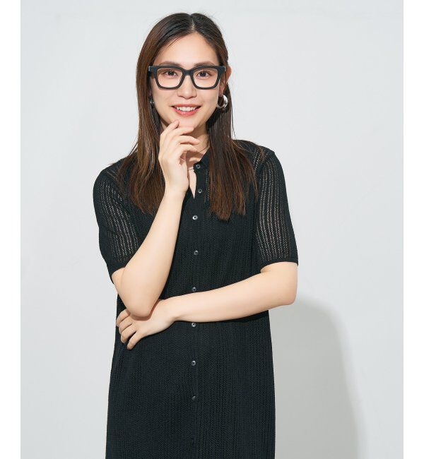  「ウエリントン型メガネ｜読書 レディース 女性用 大人可愛い 大理石｜Zoff｜CHIC レンズ交換券付」|メガネ|