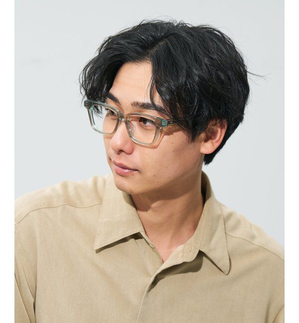  「ウエリントン型メガネ｜読書 レディース 女性用 大人可愛い 大理石｜Zoff｜CHIC レンズ交換券付」|メガネ|