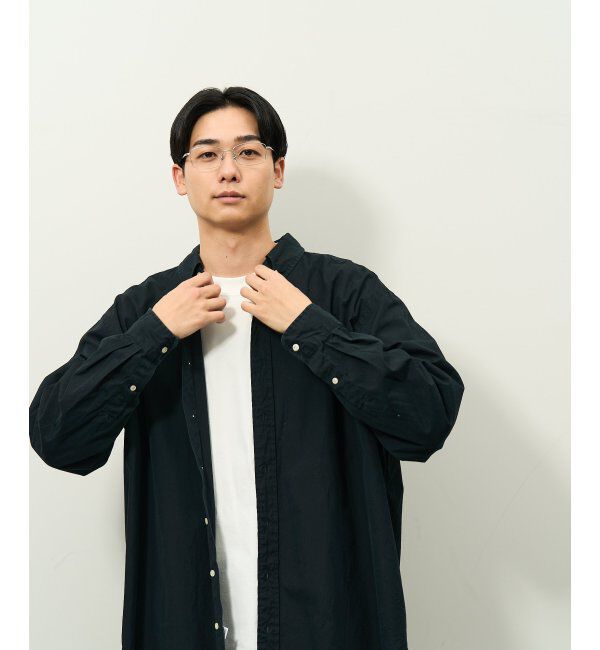  「ウェリントン型 メガネ | 軽量 耐久性 チタン 伊達メガネ ビジネス ユニセックス レンズ交換券付」|メガネ|