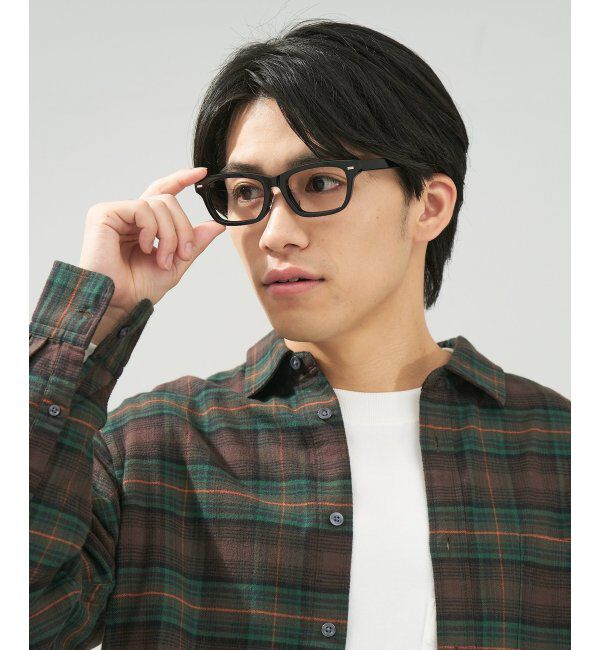  「 ウェリントン型 メガネ | 黒縁フレーム 伊達めがね 度付きユニセックス 読書  CLASSIC  レンズ交換券付」|メガネ|