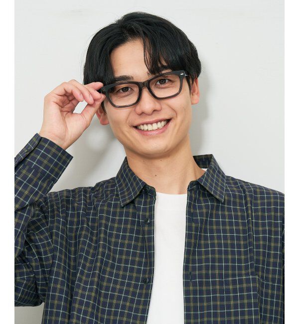  「 ウェリントン型 メガネ | 黒縁フレーム 伊達めがね 度付きユニセックス 読書  CLASSIC  レンズ交換券付」|メガネ|