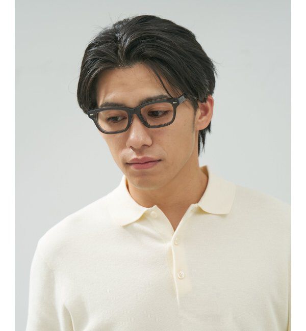  「 ウェリントン型 メガネ | 黒縁フレーム 伊達めがね 度付きユニセックス 読書  CLASSIC  レンズ交換券付」|メガネ|