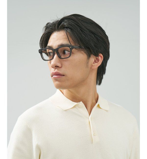  「 ウェリントン型 メガネ | 黒縁フレーム 伊達めがね 度付きユニセックス 読書  CLASSIC  レンズ交換券付」|メガネ|