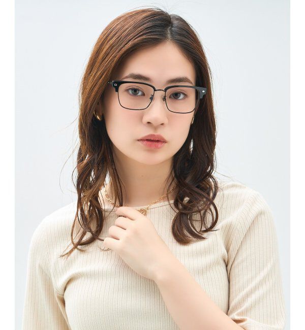  「ウェリントン型 メガネ | サーモント｜ブロー｜伊達メガネ 度付きメガネ｜ 黒  レンズ交換券付」|メガネ|ブラック