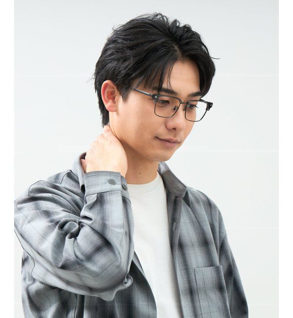  「ウェリントン型 メガネ | サーモント｜ブロー｜伊達メガネ 度付きメガネ｜ 黒  レンズ交換券付」|メガネ|