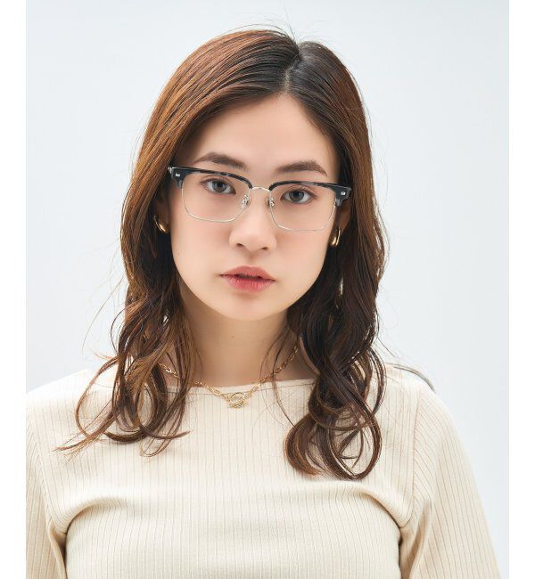  「ウェリントン型 メガネ | サーモント｜ブロー｜伊達メガネ 度付きメガネ｜ 黒  レンズ交換券付」|メガネ|黒3