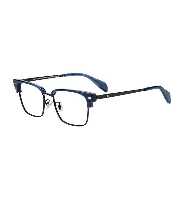  「ウェリントン型 メガネ | サーモント｜ブロー｜伊達メガネ 度付きメガネ｜ 黒  レンズ交換券付」|メガネ|